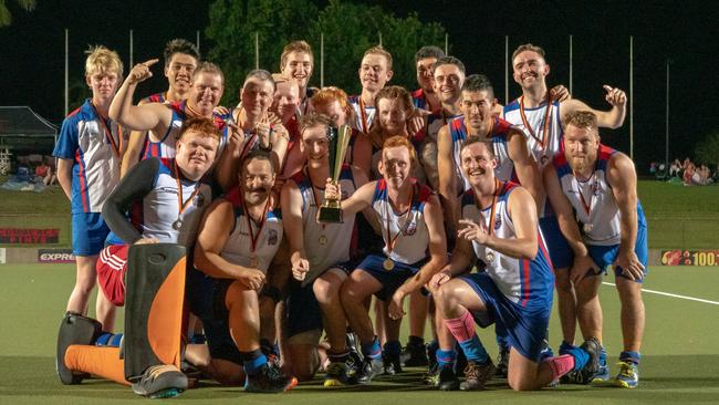 East Darwin Storm, winners of the 2021 Darwin Hockey League Grand Final. Picture: Paul Markou