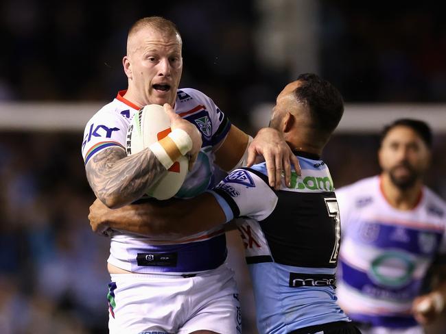 There are very few props who play big minutes, but the Warriors’ Mitchell Barnett is set to be one of them in 2025. Picture: Getty Images