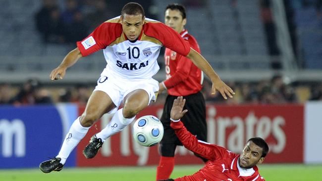 Brazilian forward Cristiano in Club World Cup action against Egyptian side Al Ahly. Picture: AFP