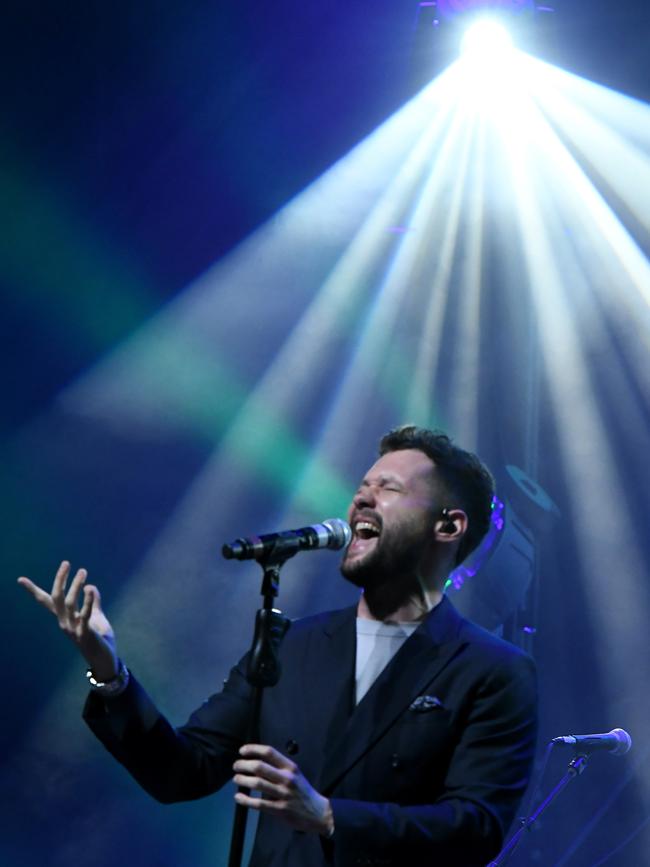 Calum Scott performs onstage at the GLAAD + TY HERNDON's 2018 Concert for Love & Acceptance at Wildhorse Saloon. Picture: Rick Diamond/Getty Images for The 2018 Concert for Love & Acceptance