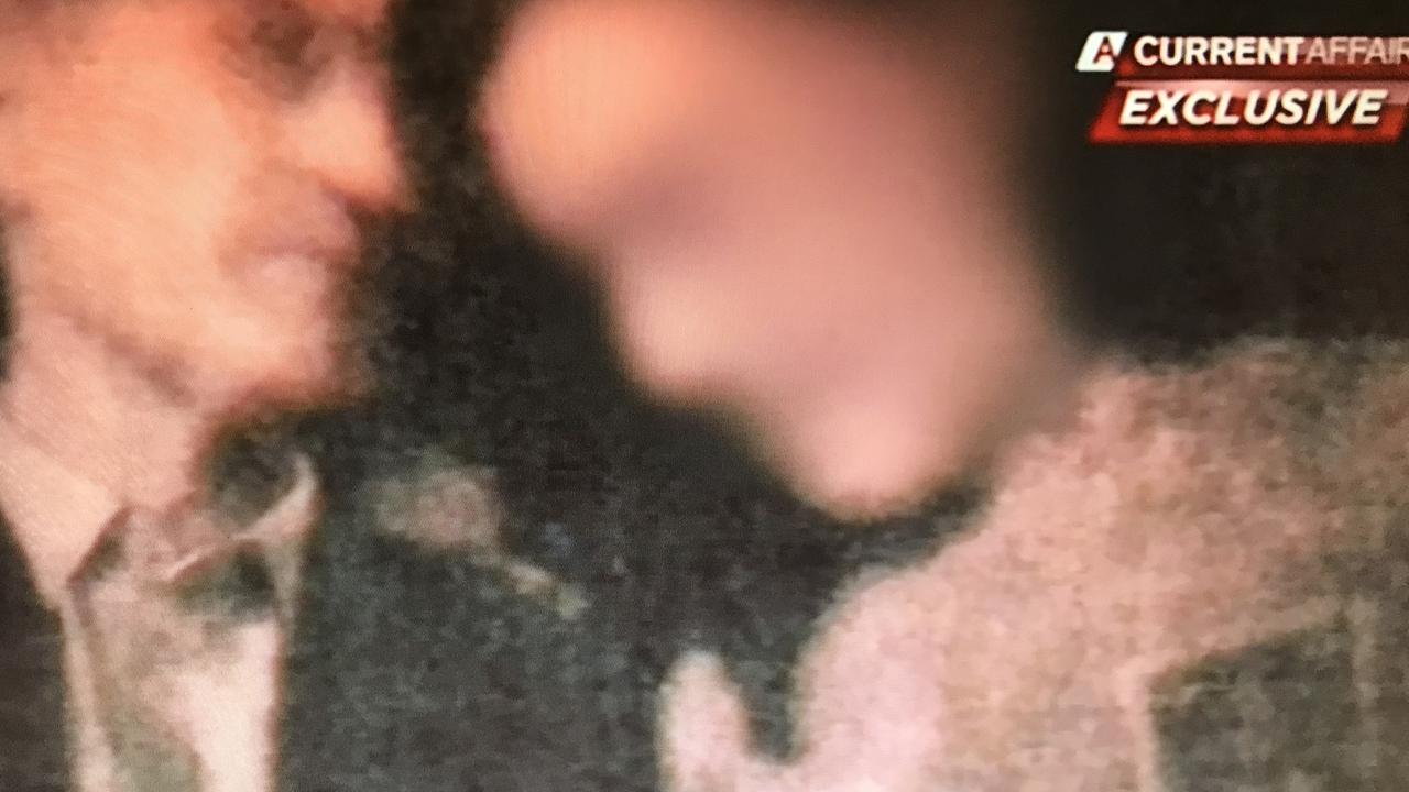 One Nation party official Steve Dickson was filmed in a strip club in America fondling and giving money to one of the strippers. Picture: Channel 9