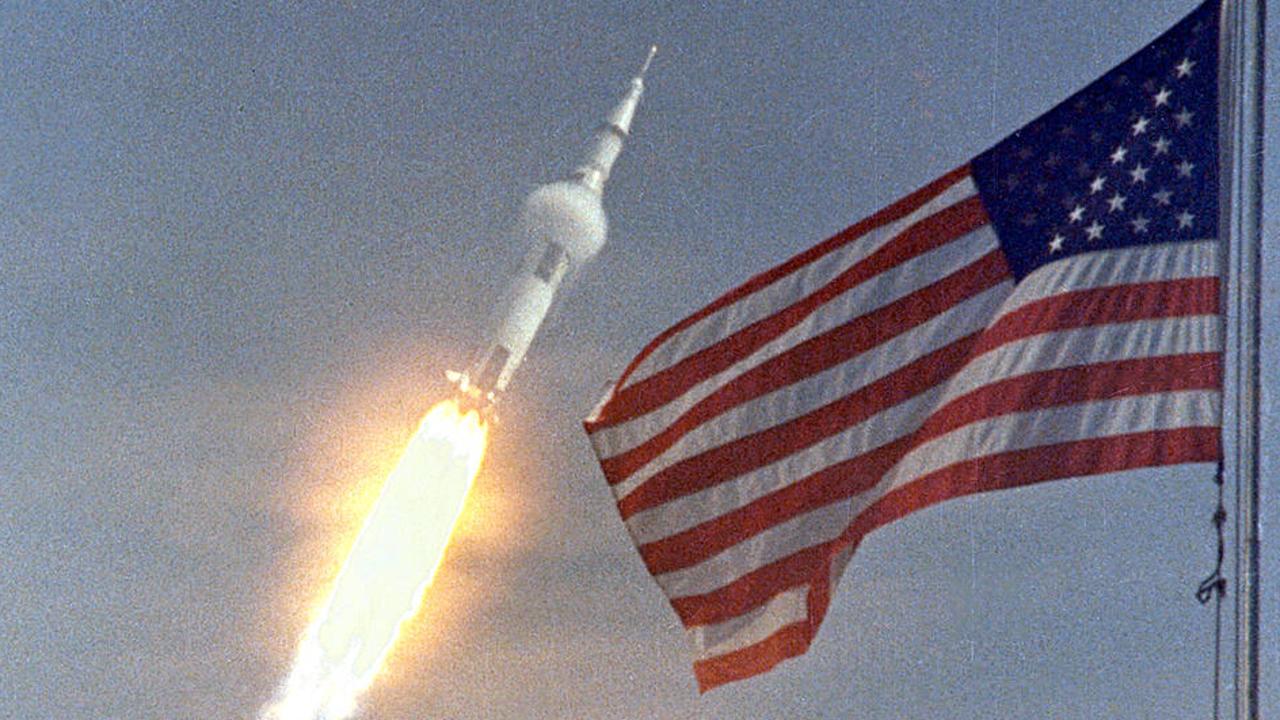 Apollo 11 launch on the Saturn V rocket. Picture: NASA