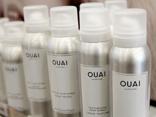 Atkin’s best selling haircare line, The Ouai. Picture: Rachel Murray/Getty Images