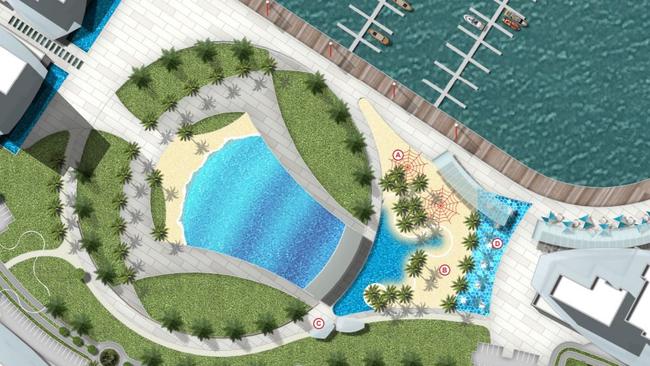 The proposed wave and surf park.