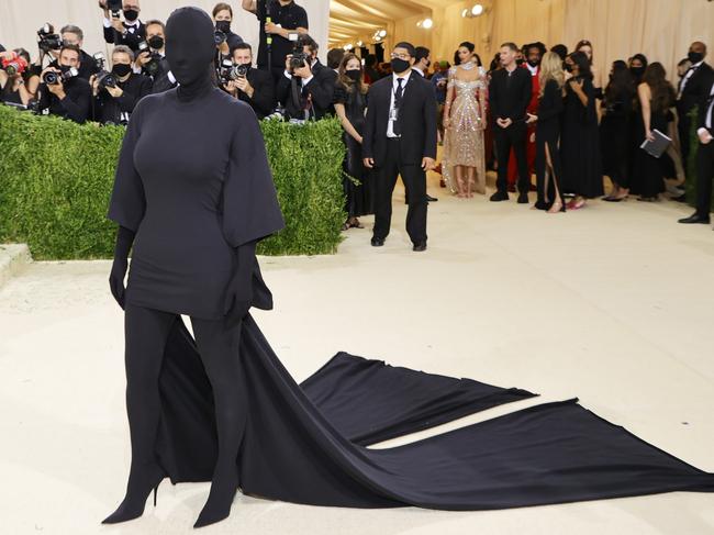 Kim at the 2021 Met Gala. Picture: Mike Coppola/Getty Images