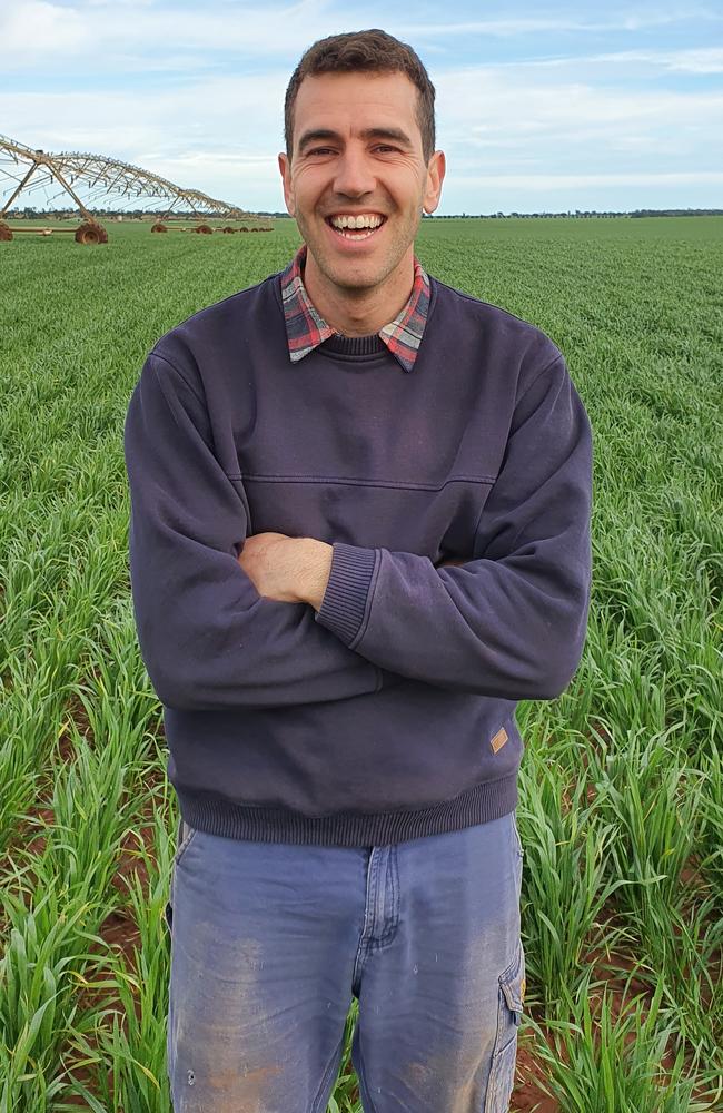 Ben Parle is a third generation farmer. Picture: Supplied