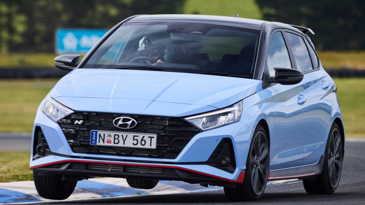 Hyundai’s i20 N delivers excitement in an affordable package. Picture: Supplied