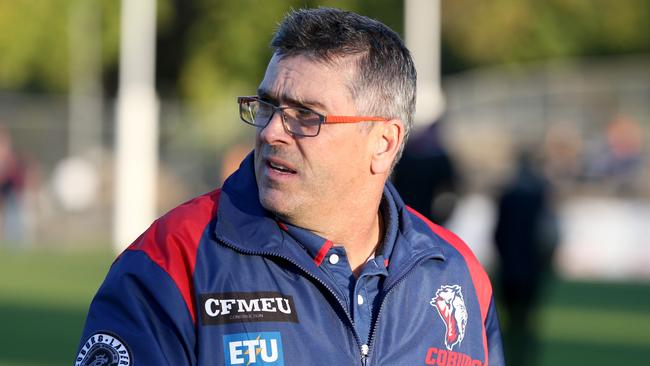 Coburg coach Peter German. Picture: Mark Wilson.