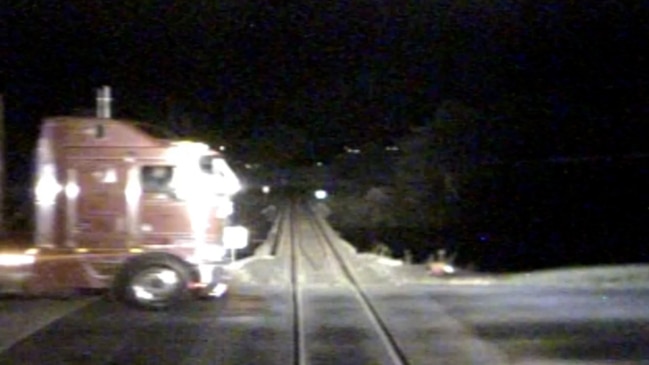 Tasmanian train near misses