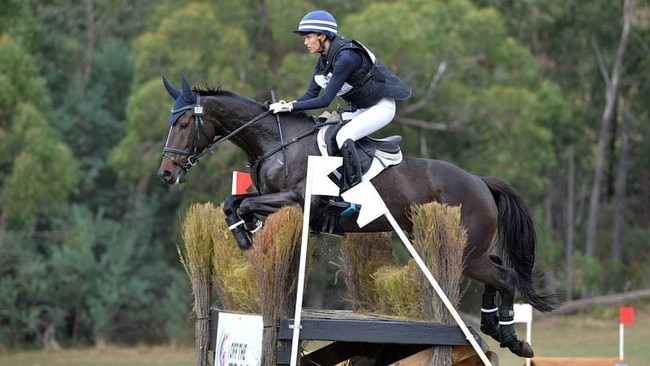 Young eventer Kaitlin Teichert. Picture: Supplied