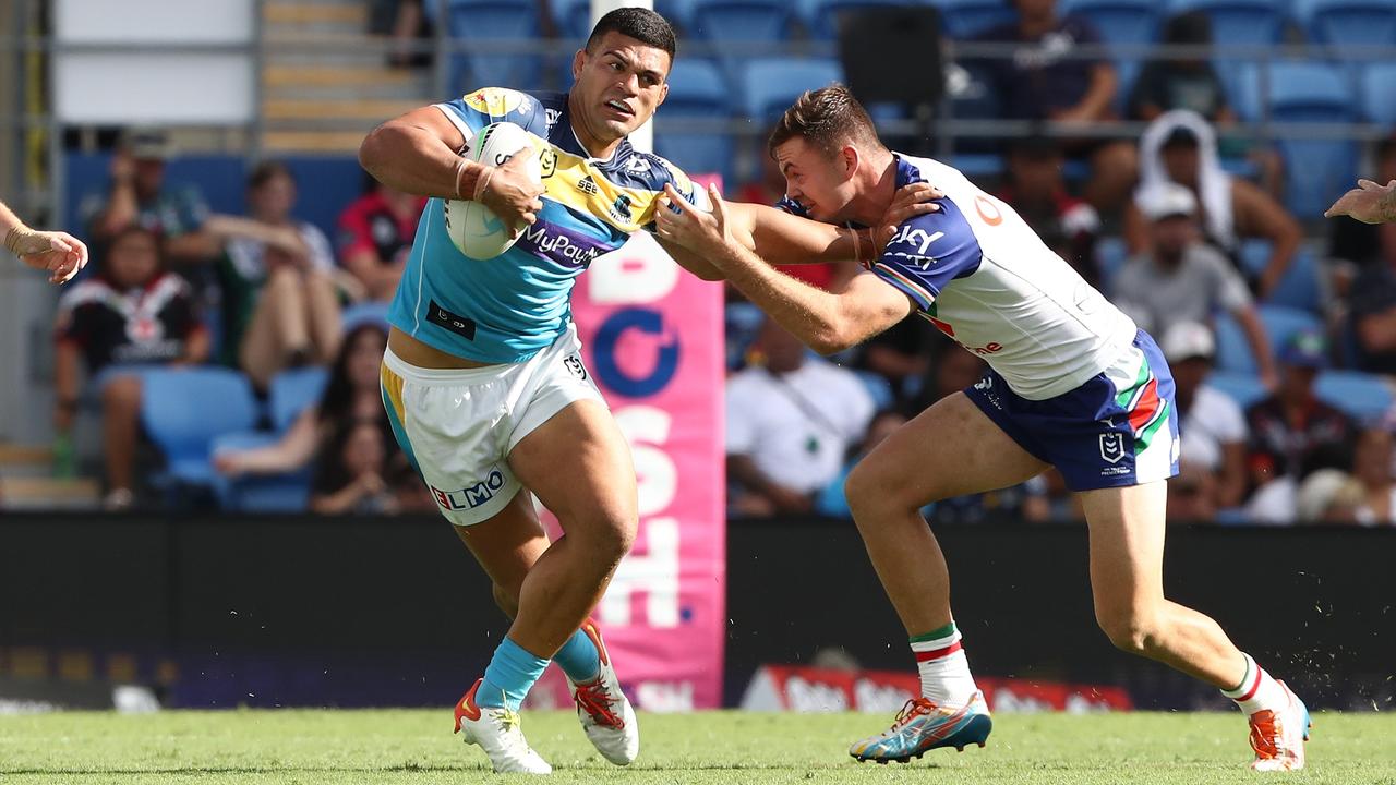 Fifita was benched after 65 minutes against the Warriors. Picture: NRL Photos.