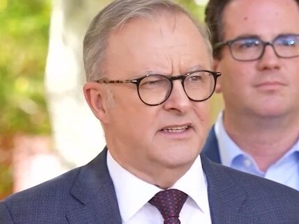 Prime Minister Anthony Albanese pictured in WA with local Labor member Matt Keogh Picture Instagram @albomp