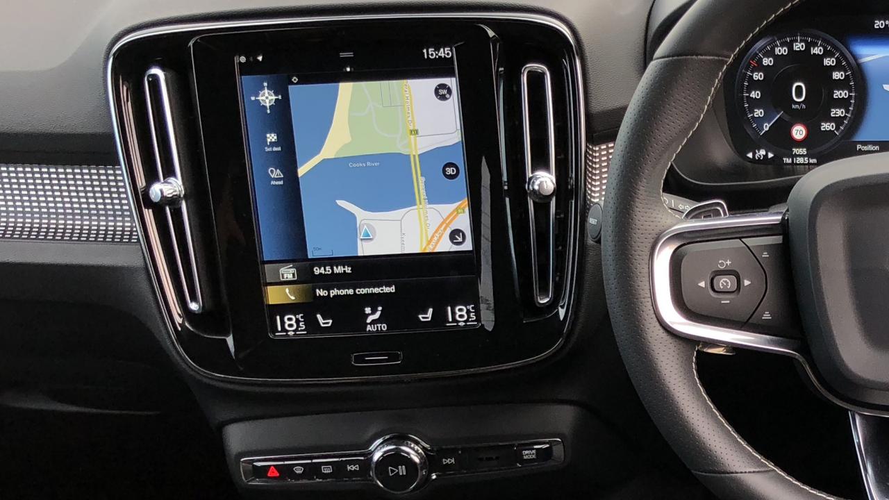 Tap, swipe, pinch: Touchscreen on a phone works, in a moving vehicle not so much.