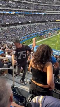 Football fans throw down in vicious fight