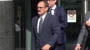 Former senior Ipswich City Council officer Craig Maudsley (left) at court in Brisbane.