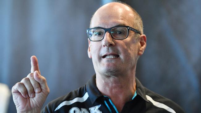 Port Adelaide president David Koch says making a stand for his football club comes before his job at Channel Seven. Picture: AAP Image/David Mariuz                        <a capiid="fd3b07996418bcf02ef1480652db775d" class="capi-video">Kochie's big AFL serve</a>