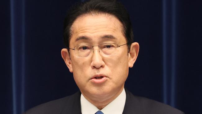 Japanese Prime Minister Fumio Kishida. Picture: Getty Images