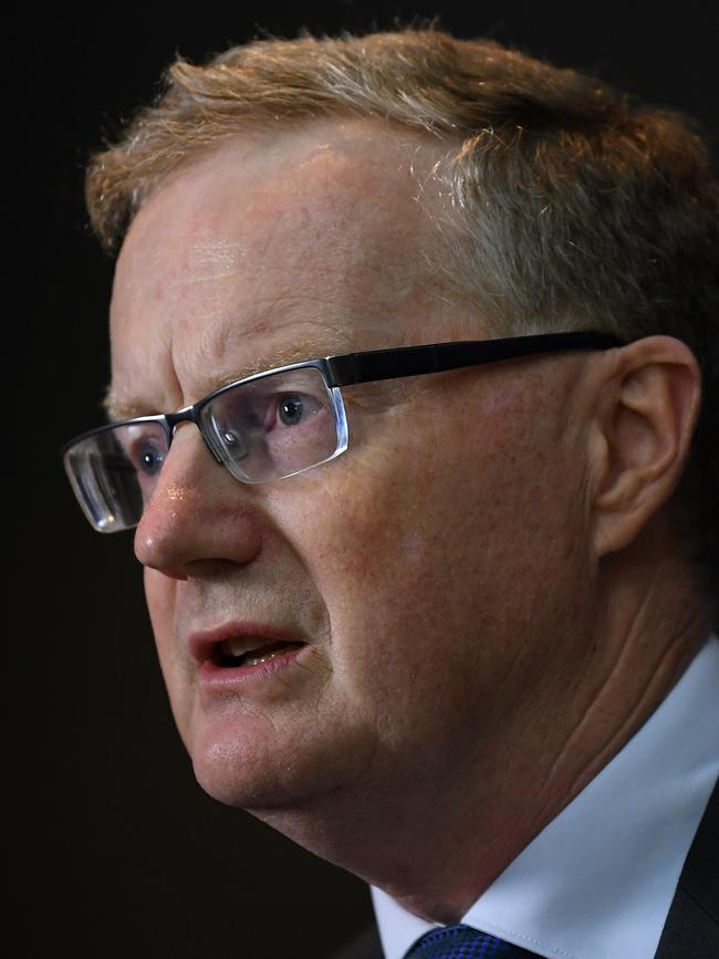 Governor of the Reserve Bank of Australia (RBA) Philip Lowe. Picture: AAP