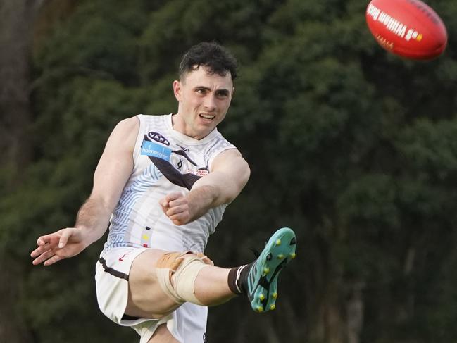 VAFA Premier B football: Old Trinity v Old Ivanhoe at Daley Oval, Marles Playing Fields. Old Ivanhoe player Toby Mclean. Picture: Valeriu campan