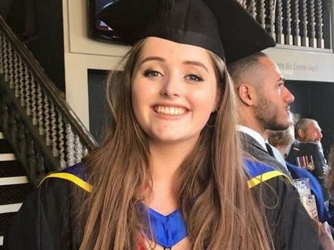 Grace Millane, 22, was killed by a Tinder date who claimed he’d consensually choked her. Picture: Supplied