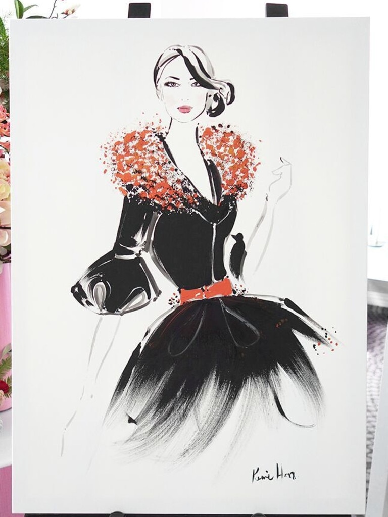 Kerrie Hess: Fashion illustrator to hold her first Sydney art ...