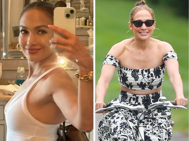 Jennifer Lopez reportedly set up her own pap shots in the Hamptons, according to a reality star.