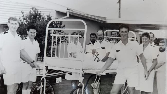 Stephen Robson in his time in the navy.