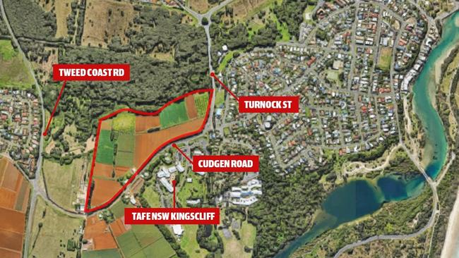 Proposed sight of the new Tweed Valley Hospital