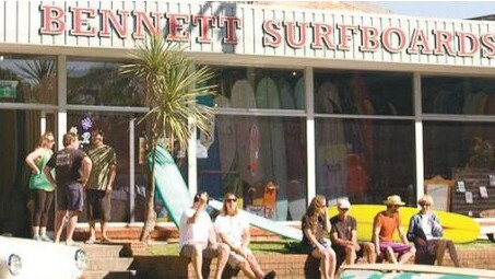 Bennett Surfboards has been a fixture at Brookvale for decades. Picture: Bennett Surfboards