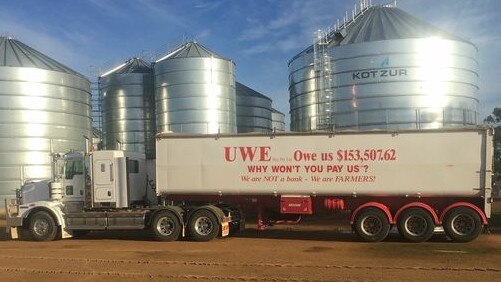 Farmers are taking the protest against UWE to the roads.