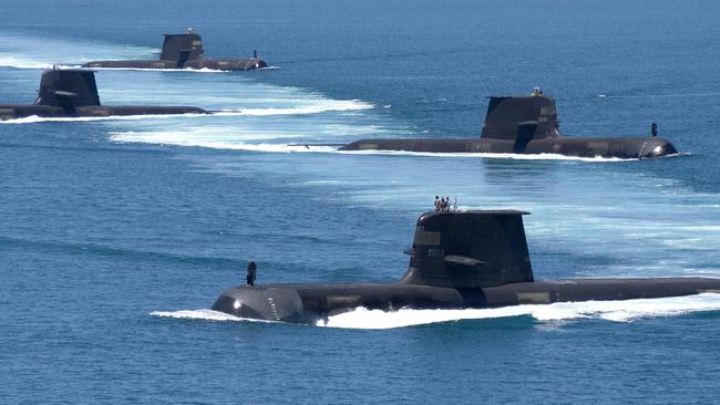 Collins Class submarines HMAS Collins.