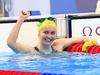 Australia's Ariarne Titmus wins gold in the Women's 400m Freestyle final at the Tokyo Aquatics Centre during the Tokyo 2020 Olympics. Pics Adam Head