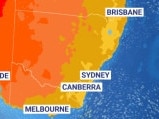 Temperatures around the country on Thursday December 5. Picture: Sky News Weather.