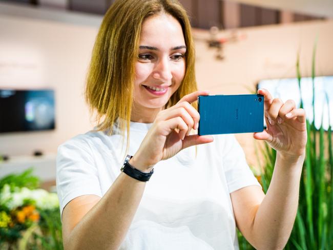 Xperia Z5 ... Sony will also launch a standard, 5.2-inch version of the Xperia Z5 phone without the pixel boost. Picture: Sony