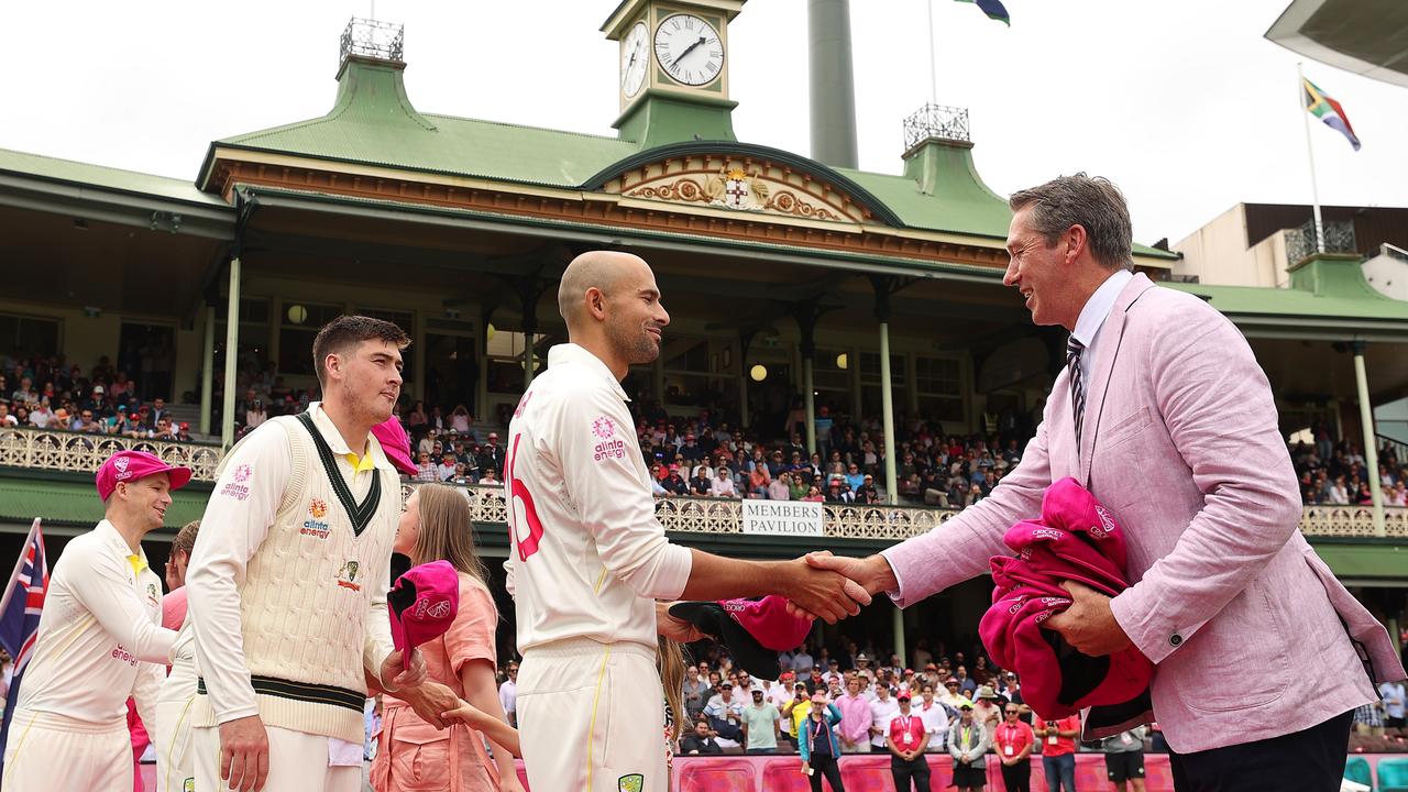 Agar was named to the SCG Test team, but had limited opportunities due to weather. (Photo by Cameron Spencer/Getty Images)