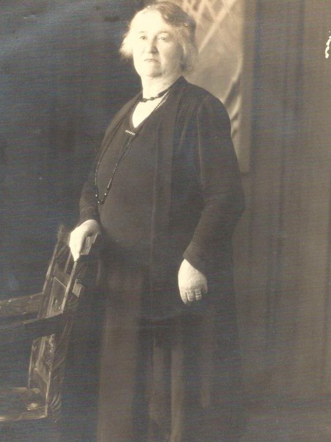 Ellen Cadd, the mother of World War I soldier Horace Alfred Cadd. Picture: Supplied