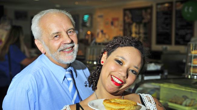 Vili Milisits with apprentice baker Stefanie Golloko, 23, from Munich. She was paid to work in SA as part of a competition to raise the state’s profile.