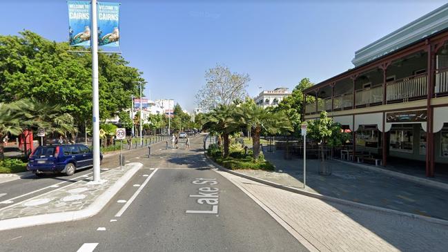 Police have charged eight people in relation to a brawl on Lake St on Friday night. Picture: Google Maps