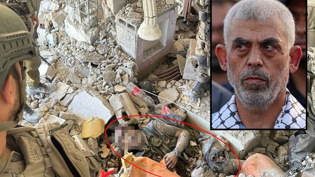 Hamas leader Yahya Sinwar was caught above ground by the IDF.