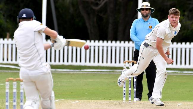 Norths bowler Sam Neale. Picture: John Gass