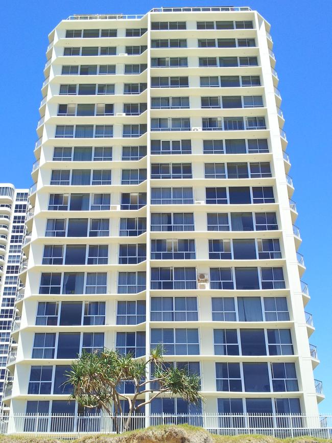 The Golden Sands beachfront apartment tower