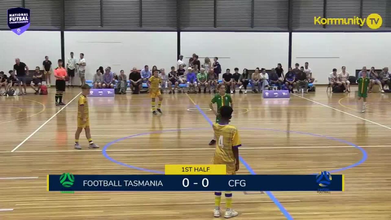 Replay: Football Tasmania v Capital Football Gold (U12 Boys) - 2025 National Futsal Championships Day 1