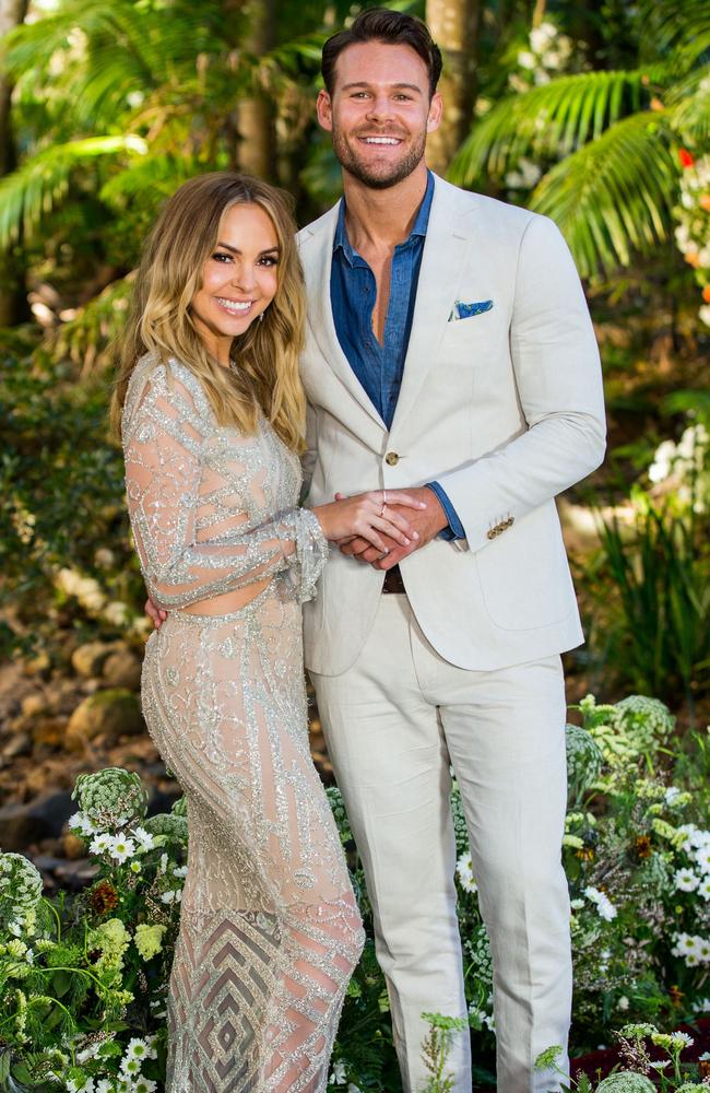 Carlin Sterritt was the last man standing in the emotional finale of The Bachelorette last year. Picture: Channel 10.