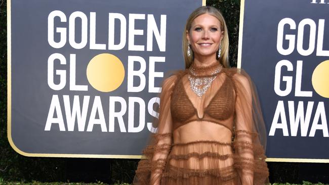 Gwyneth Paltrow and her Christmas gift guide are here once more to help you nail that office Secret Santa. Picture: Valerie Macon/AFP