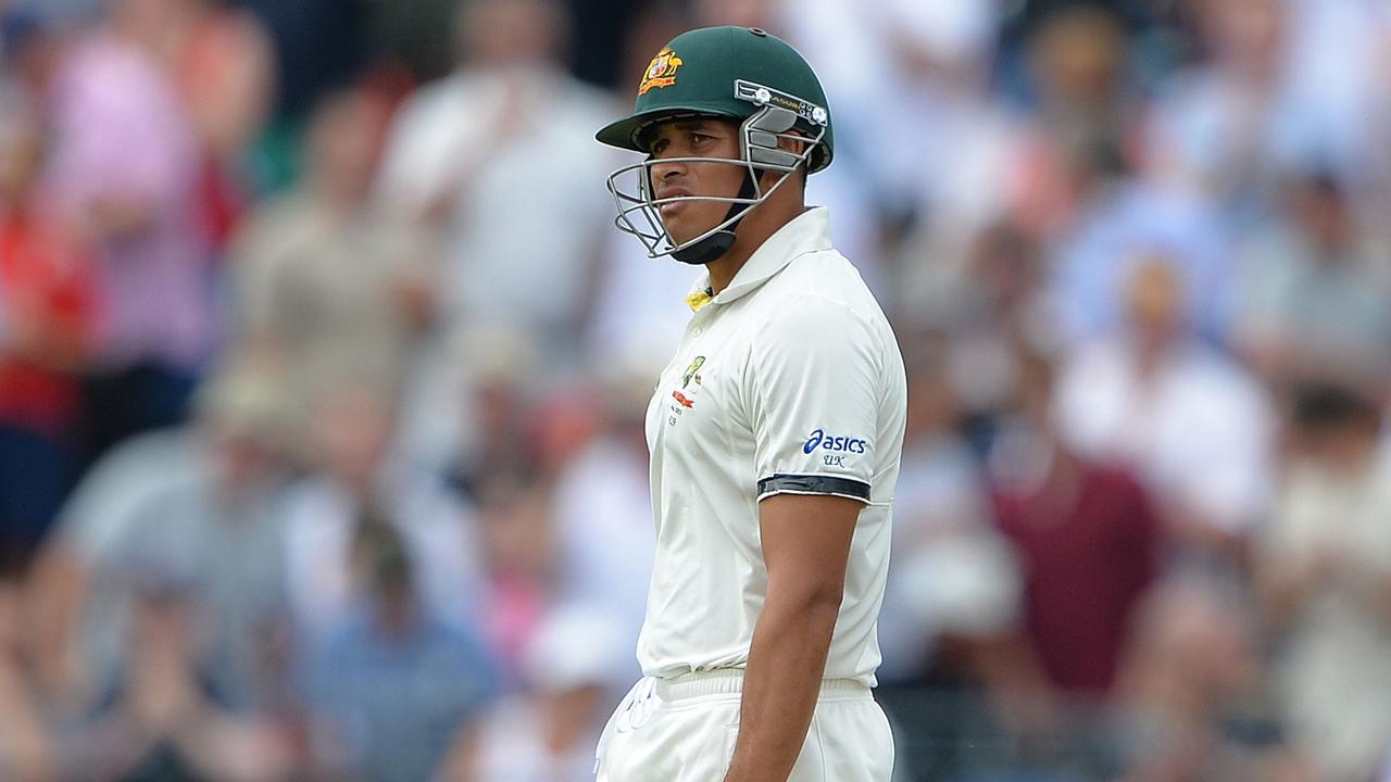 Usman Khawaja was dropped during the 2013 Ashes series. Picture: AFP/Andrew Yates