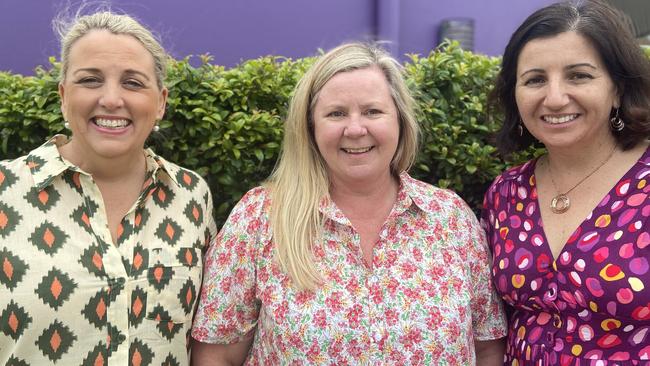 St William’s Catholic Primary School prep teachers, Margie Best, Janine Hutchins, Megan Dietrich. Picture: Supplied