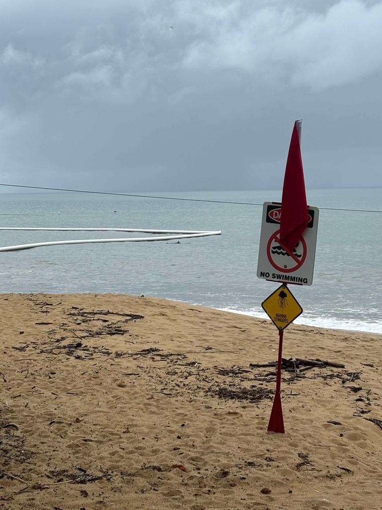 A Trinity Beach family desperately tried to revive a man found unresponsive in the water Picture: Supplied.