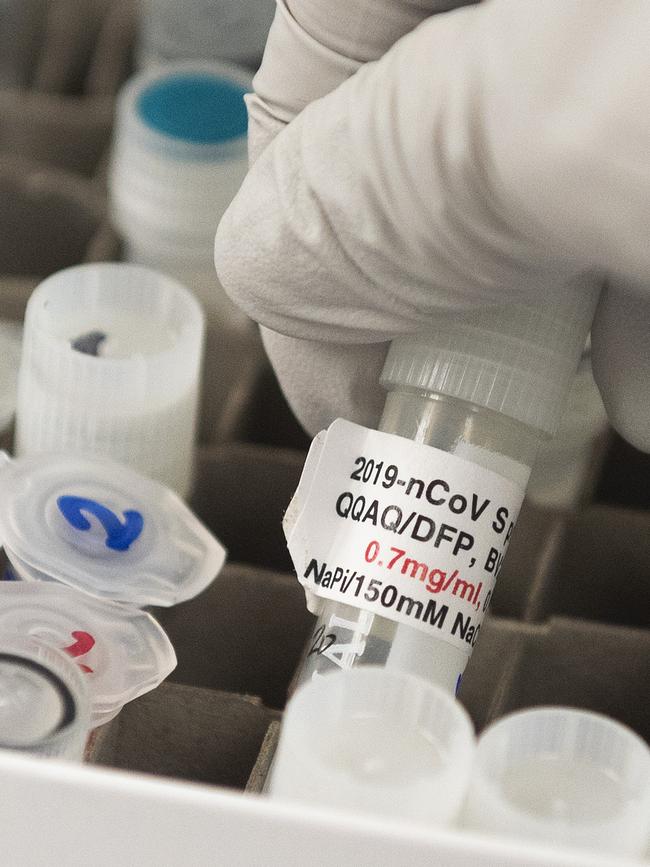 Work continues to develop a vaccine for coronavirus. Picture: Andrew Caballero-Reynolds/AFP