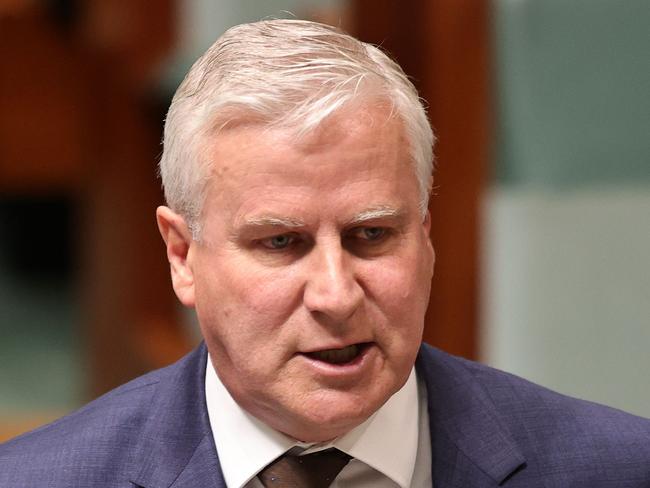 CANBERRA, AUSTRALIA - NewsWire Photos FEBRUARY 23, 2021: Michael McCormack during Question Time in the House of Representatives in Parliament House Canberra.Picture: NCA NewsWire / Gary Ramage