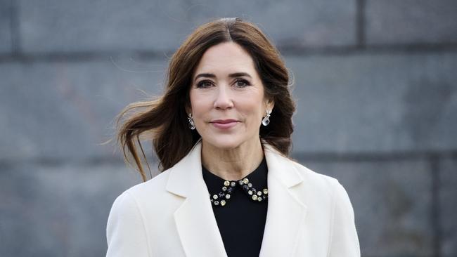 Crown Princess Mary of Denmark attends a wreath laying ceremony at the Citadel.